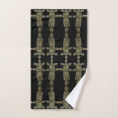 Motif de pierres gemmes de sédiments océaniques de (Serviette à main)