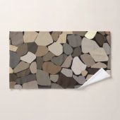 Motif de pierres murales colorées (Serviette à main)