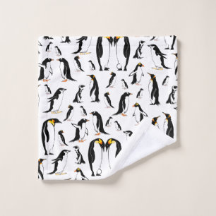 Motif de pingouin noir et blanc