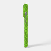 Motif de pixel vert Rétro 8 bits de jeu vidéo (Côté gauche)