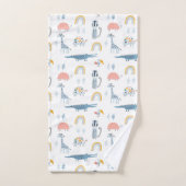 Motif de plaisir animal Doodle (Serviette à main)