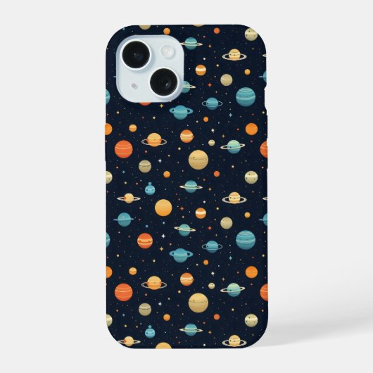 Motif de planète spatiale colorée (Verso)