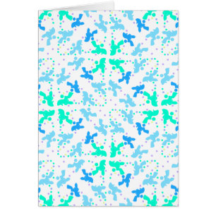 Motif de point bleu caniche