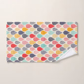 Motif de point d'art pop Raindrop (Serviette à main)