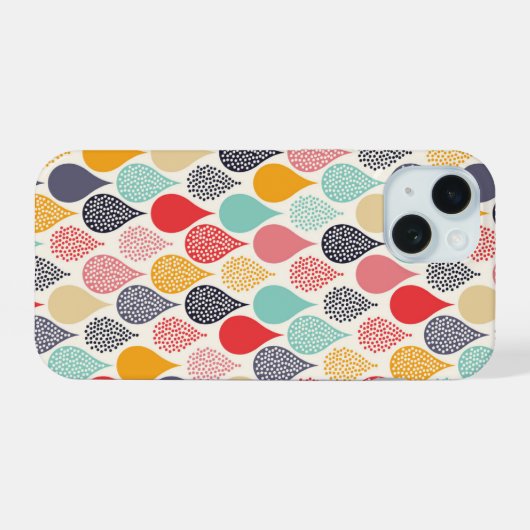 Motif de point d'art pop Raindrop (Verso Horizontal)