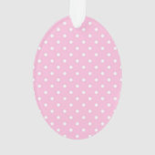 Motif de point de polka de rose en pastel (dos)