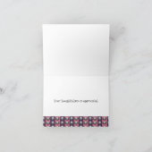 Motif de points gris, rose et violet Merci (Intérieur)
