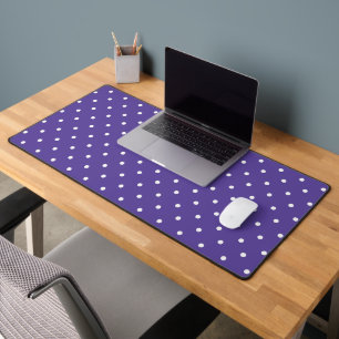 Motif de points noirs violets moyens sans couture