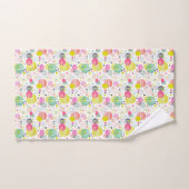Motif de points tendance (Serviette à main)