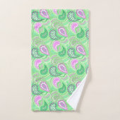 Motif de pois abstrait de concombres turcs (Serviette à main)