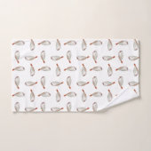 Motif de poisson (Serviette à main)