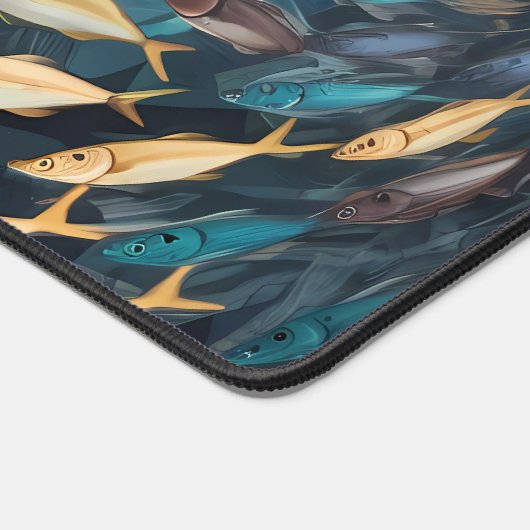 Motif de poisson Whimsical (Coin)