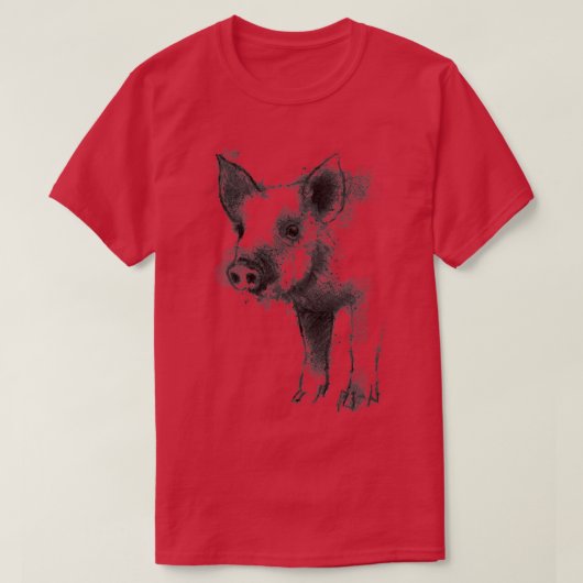 Motif de porc, sweat - shirt à capuche de porc, ca (Design devant)