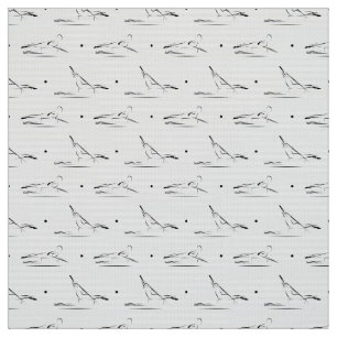 motif de poses de Pilates sur tissu