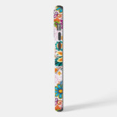 Motif de pots de fleurs multicolores - Rose (Côté gauche)