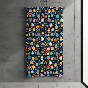 Motif de printemps des oeufs de Pâques