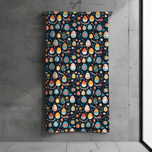 Motif de printemps des oeufs de Pâques