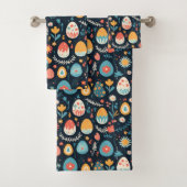 Motif de printemps des oeufs de Pâques (En situation)