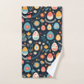 Motif de printemps des oeufs de Pâques (Serviette à main)