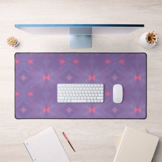 Motif de printemps violet et rose doux (Bureau 1)