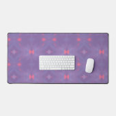 Motif de printemps violet et rose doux (Clavier et souris)