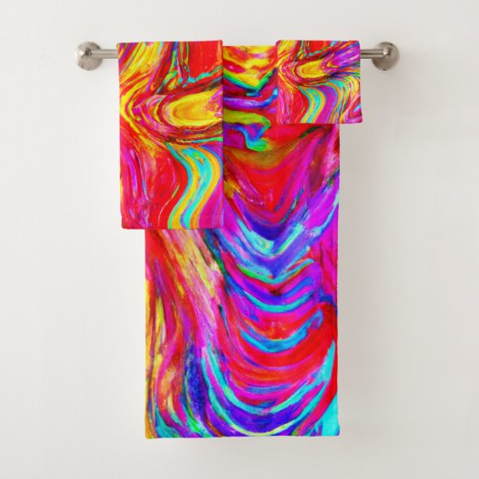 Motif de projection de couleur Abstrait (En situation)