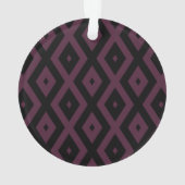 Motif de prune et de diamant noir (dos)