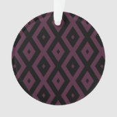 Motif de prune et de diamant noir (devant)