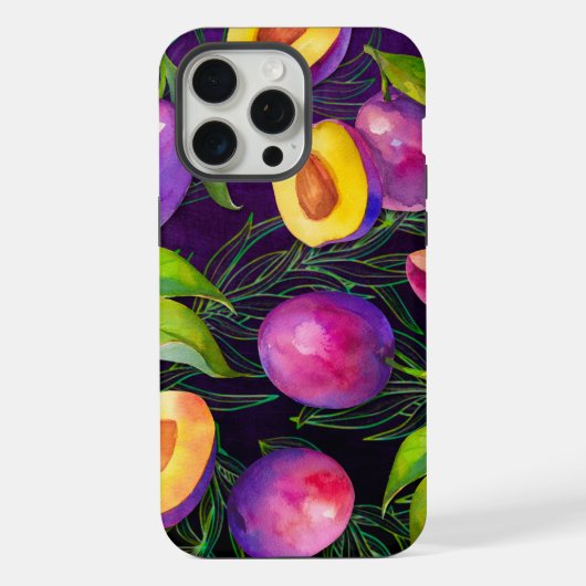 Motif de prune violette (Verso)