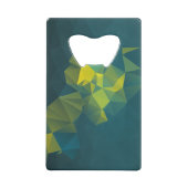 Motif de pyramide géométrique Abstrait bleu jaune (Dos)