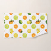 Motif de rafraîchissement des agrumes (Serviette à main)