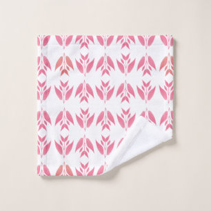 motif de rangées de fleurs élégantes roses