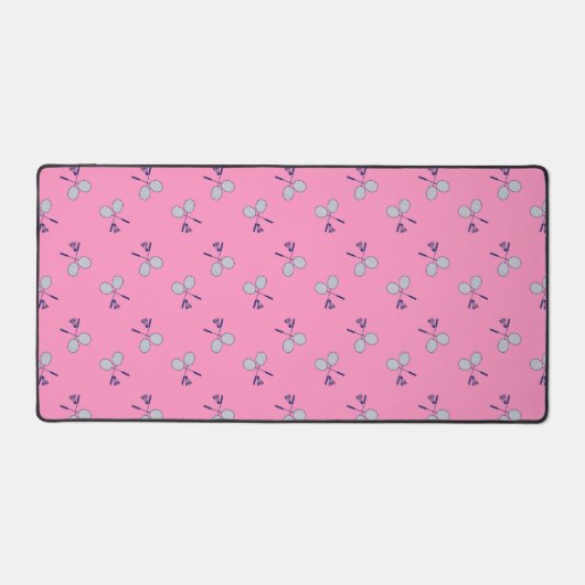 Motif de raquette de Badminton rose (Recto)