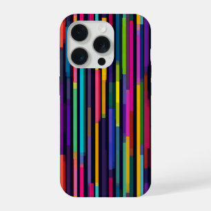 Motif de rayure verticale néon
