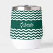 Motif de rayure zig zag chevron vert sarcelle nom (Avant)
