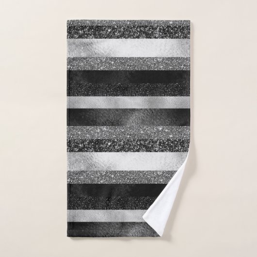 Motif de rayures (Serviette à main)