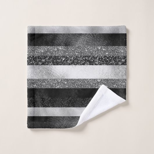 Motif de rayures (Gant de toilette)