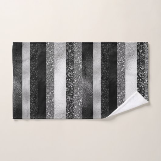 Motif de rayures (Serviette à main)