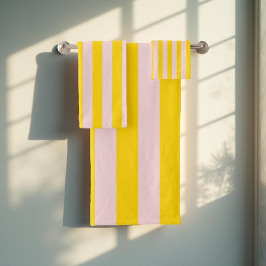 Motif de rayures jaunes élégant, moderne et élégan