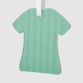 Motif de rayures verticales vert menthe (devant)