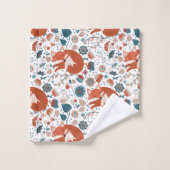 Motif de renard nordique (Gant de toilette)