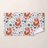 Motif de renard nordique (Serviette à main)