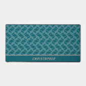 Motif de répétition moderne Turquoise (Recto)