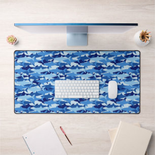 Motif de requin bleu