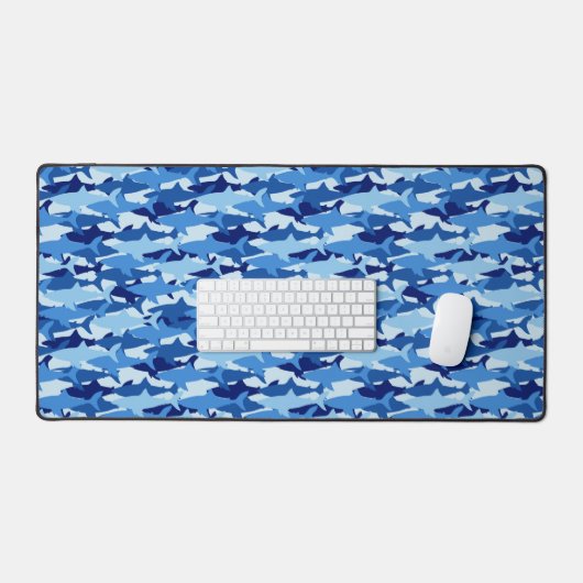 Motif de requin bleu (Clavier et souris)