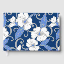 MOTIF DE RÊVE POLYNÉSIEN EN BLEU