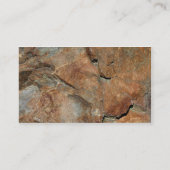 Motif de rocher Carte de visite de la nature (Dos)