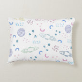 Motif de roquettes spatiales mignonnes | Coussin d (Dos)