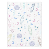 Motif de roquettes spatiales mignonnes | Nappe (Devant)