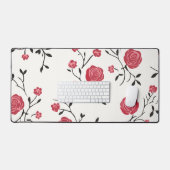 Motif de rose rouge (Clavier et souris)